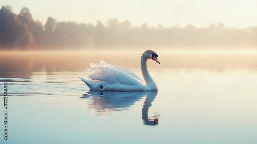 A serene photo of a swan gracefully swimming on a lake, its head and neck forming a perfect S-shape, symbolizing elegance.
A serene photo of a swan gracefully swimming on a lake, its head and neck forming a perfect S-shape, symbolizing elegance.