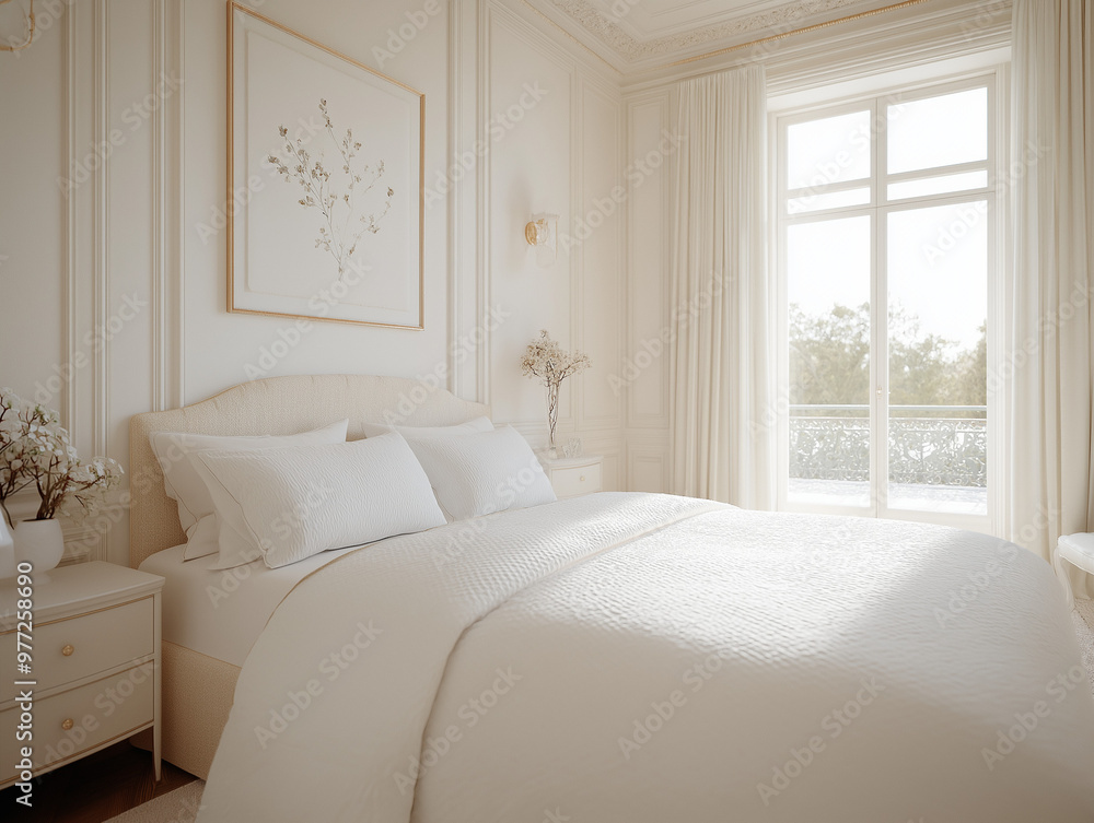 Fototapeta premium French Style Bedroom