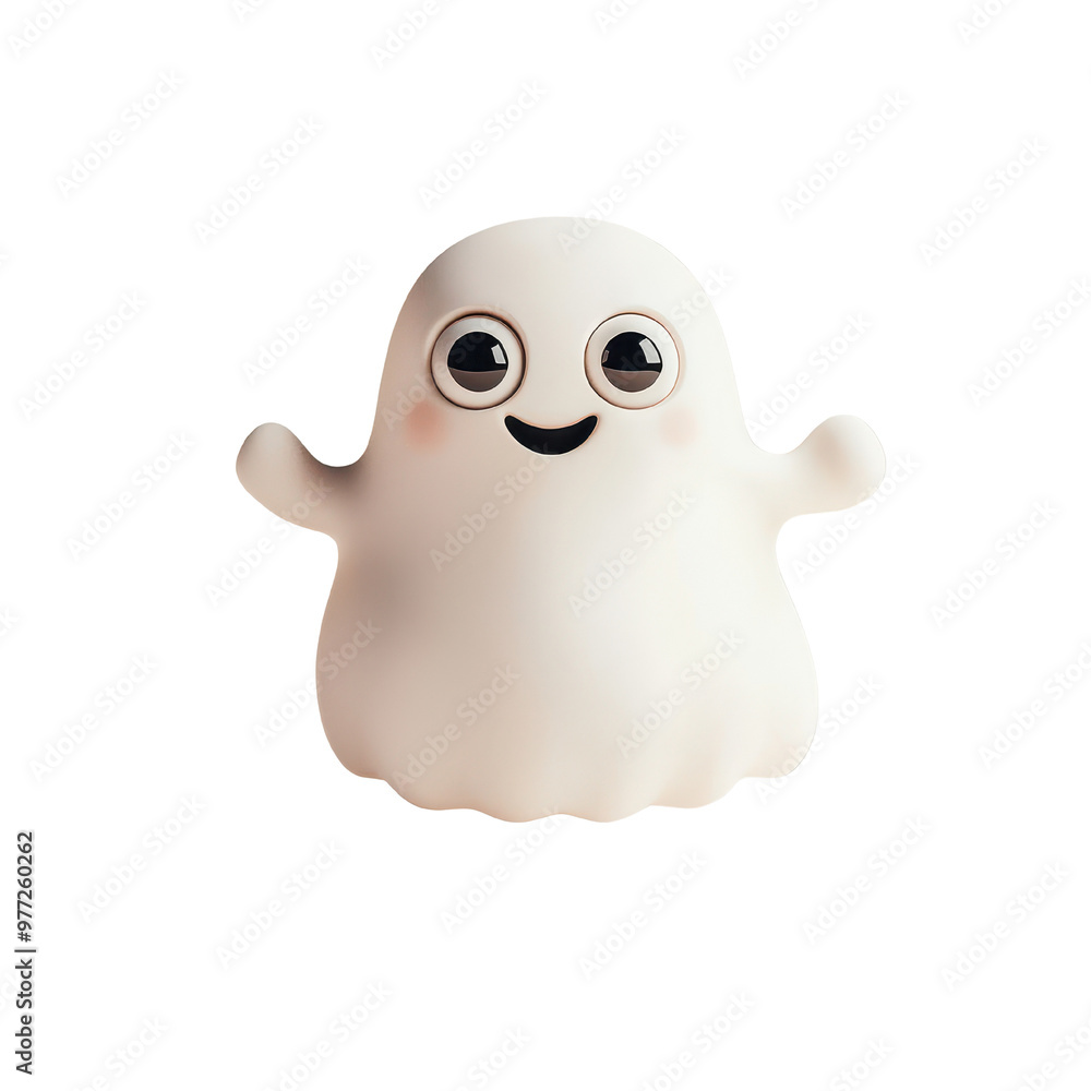 Cute cartoon ghost character with a cheerful expression, perfect for Halloween themes and creative projects, transparent background. Cute cartoon ghost character with a cheerful expression, perfect for Halloween themes and creative projects, transparent background.