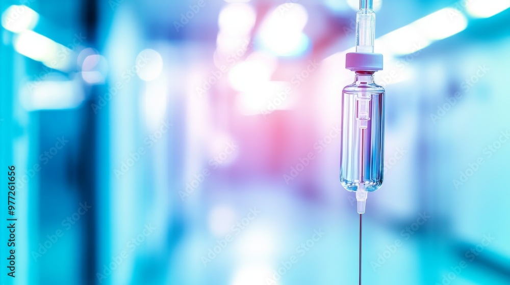 Futuristic Personalized Nutrition IV Drip in Advanced Medical Environment Futuristic Personalized Nutrition IV Drip in Advanced Medical Environment