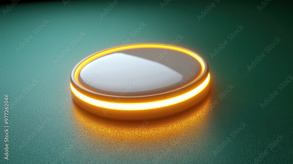 A glowing pause button with a soft glow effect on a bright green background A glowing pause button with a soft glow effect on a bright green background