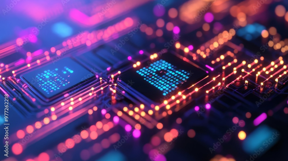 Quantum AI evolution, floating quantum bits, holographic data streams Quantum AI evolution, floating quantum bits, holographic data streams