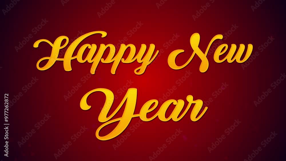 Happy New Year Animation On Colorful Background. Cchristmas Background 4k Animation. Happy New Year Animation On Colorful Background. Cchristmas Background 4k Animation.