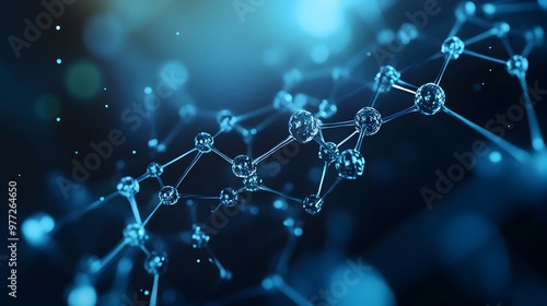 Wallpaper Mural Dynamic Graphene Molecules Showcasing Potential Energy and Strength of Advanced Material Torontodigital.ca