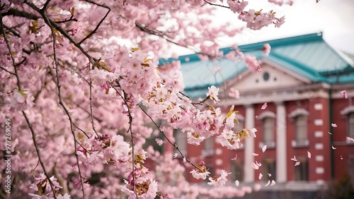 The Sakura at Osaka, Japan Mint on april