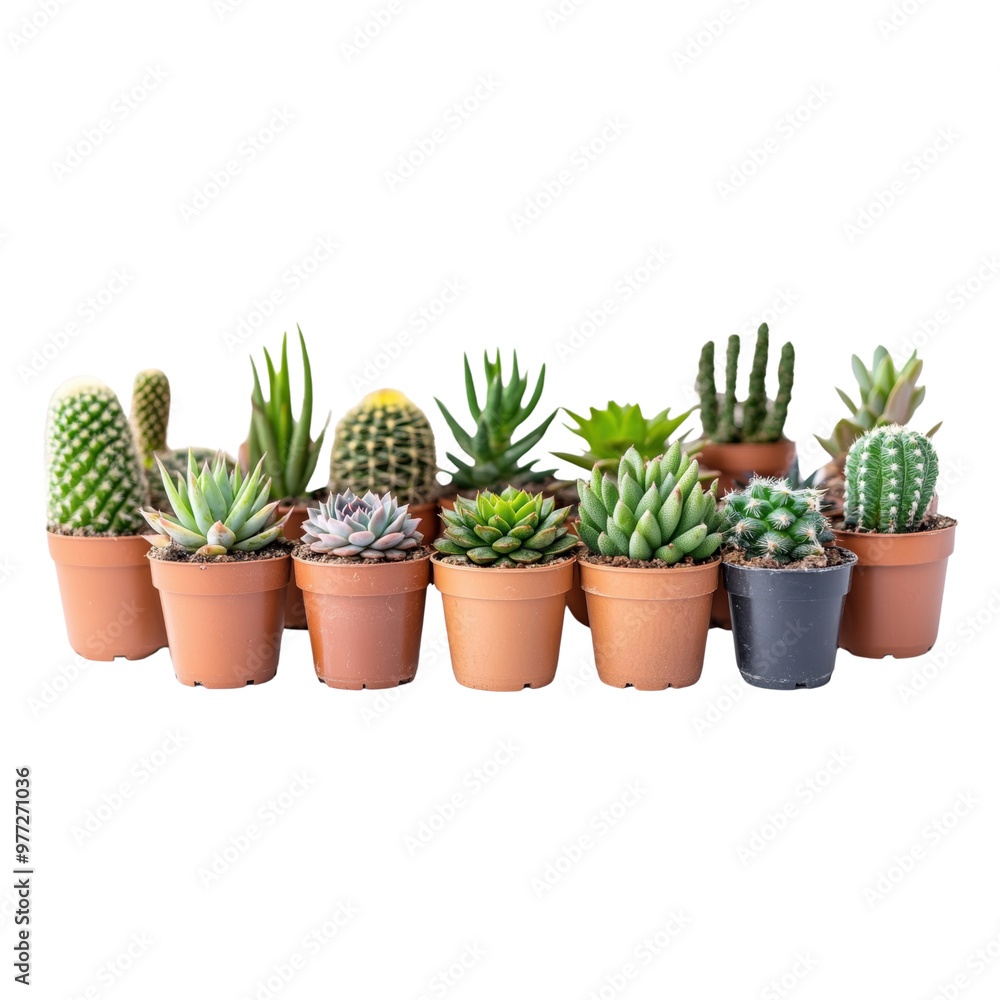 A detailed image of multiple succulent varieties, their intricate shapes and vibrant greens contrasting against a white background for a minimalist aesthetic A detailed image of multiple succulent varieties, their intricate shapes and vibrant greens contrasting against a white background for a minimalist aesthetic