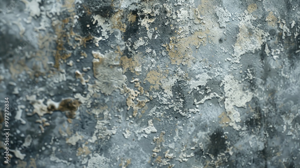 A close-up view of a wall with peeling paint, suitable for use in interior design or architecture projects A close-up view of a wall with peeling paint, suitable for use in interior design or architecture projects