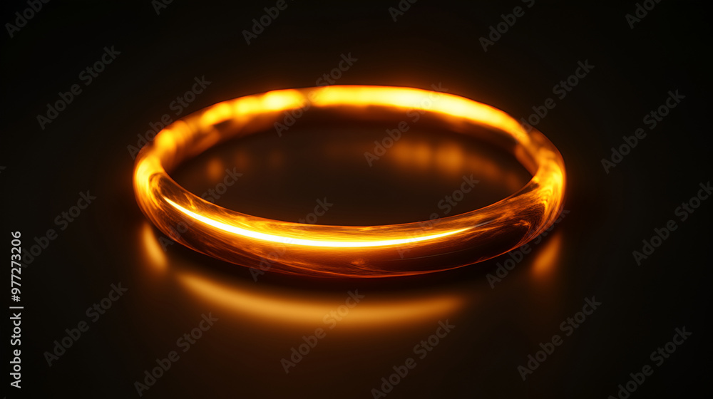Sky Blue Neon Light Circle on a black background. Futuristic Template for Product Presentation,Two wedding rings made of light Sky Blue Neon Light Circle on a black background. Futuristic Template for Product Presentation,Two wedding rings made of light