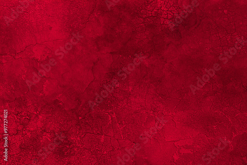 Abstract Black and Red Cement Wall Texture with White Gradient Background