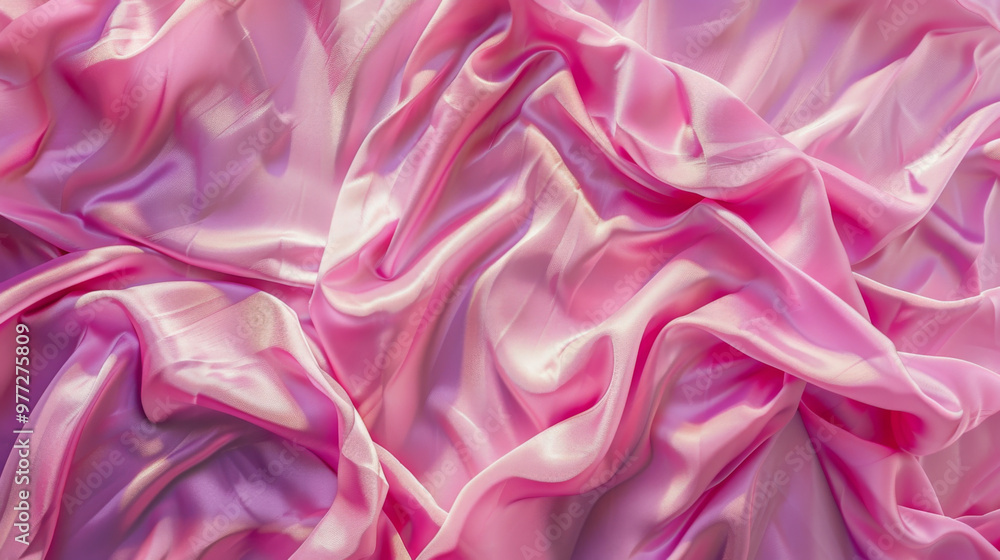 Obraz premium pink fabric background chiffon