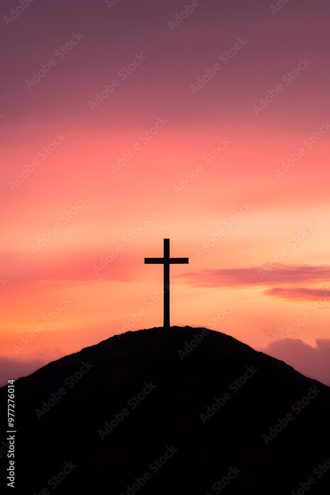 cross on sunset cross on sunset