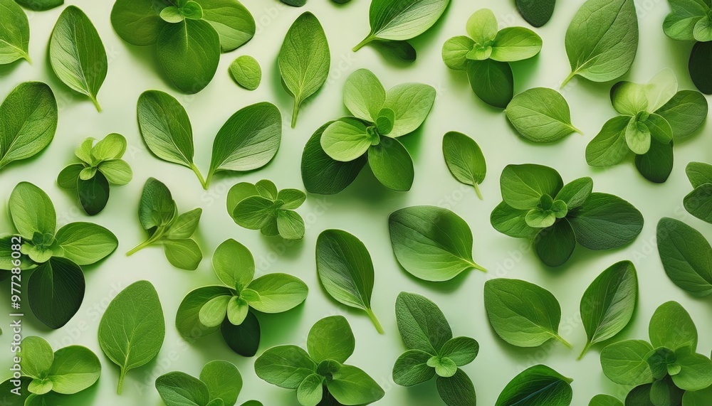oregano herb repeated pattern oregano herb repeated pattern