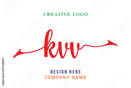 KVV  lettering logo is simple, easy to understand and authoritative