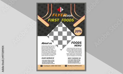 elegant business flyer design – perfect for marketing”consultancy business  flyer marketing,collor consuitancy,red color,pink red color,black color,foods service ,multicolot theme,