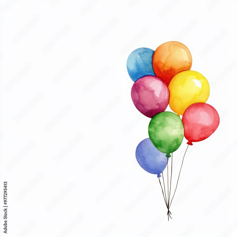 Colorful Balloons in the Sky: A Whimsical Celebration Colorful Balloons in the Sky: A Whimsical Celebration