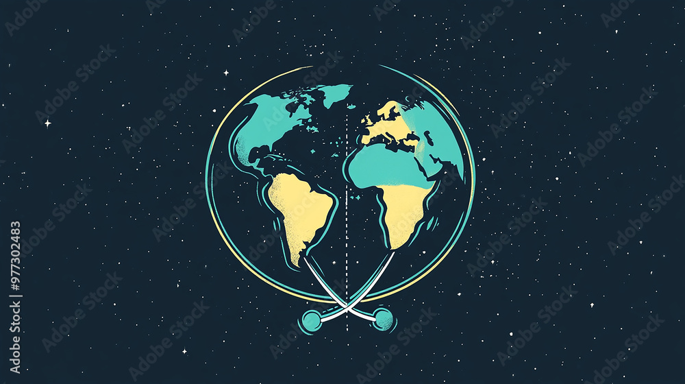 World Anaesthesia Day Logo Design illustration World Anaesthesia Day Logo Design illustration