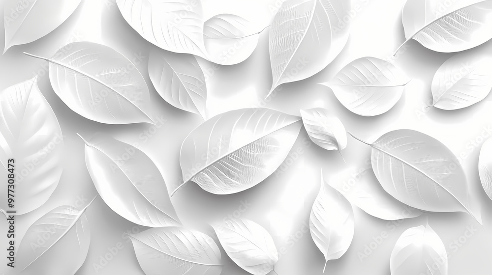 Abstract white leaf pattern on white backlight background. nature texture. Backlit. Illustration Abstract white leaf pattern on white backlight background. nature texture. Backlit. Illustration