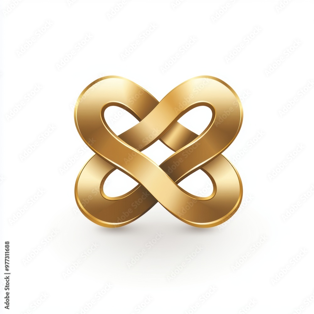 Golden Knot Design. Golden Knot Design.
