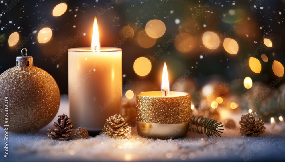 Candle Lighting, evoke a sense of warmth and comfort from chrismas day Candle Lighting, evoke a sense of warmth and comfort from chrismas day