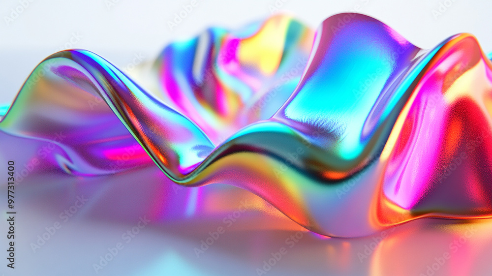 Abstract rainbow white background design, 3d rendering Abstract rainbow white background design, 3d rendering