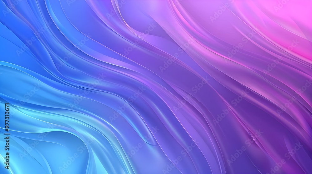 Ethereal and dreamy background with flowing, vibrant blue and pink hues, perfect for fantasy or magical designs