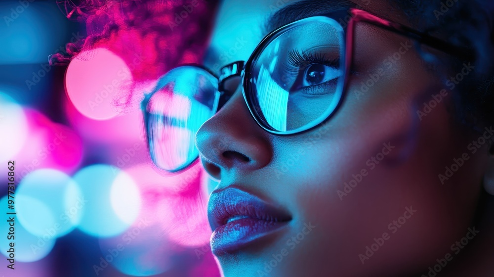 An abstract, partially blurred image featuring vibrant neon pink and blue lights, creating an artistic and modern atmosphere full of energy and dynamic motion. An abstract, partially blurred image featuring vibrant neon pink and blue lights, creating an artistic and modern atmosphere full of energy and dynamic motion.