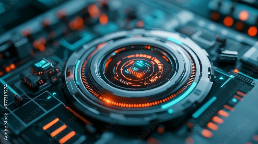 Augmented UI builder interface, holographic previews, futuristic software tools Augmented UI builder interface, holographic previews, futuristic software tools
