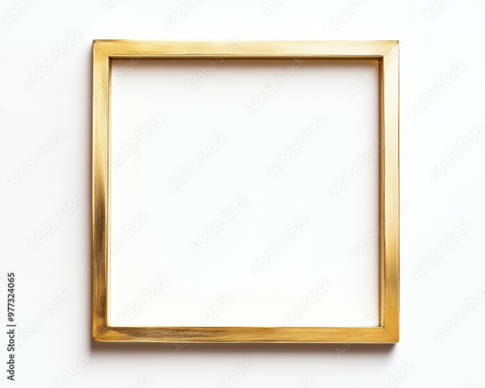 Golden Frame Mockup. Golden Frame Mockup.