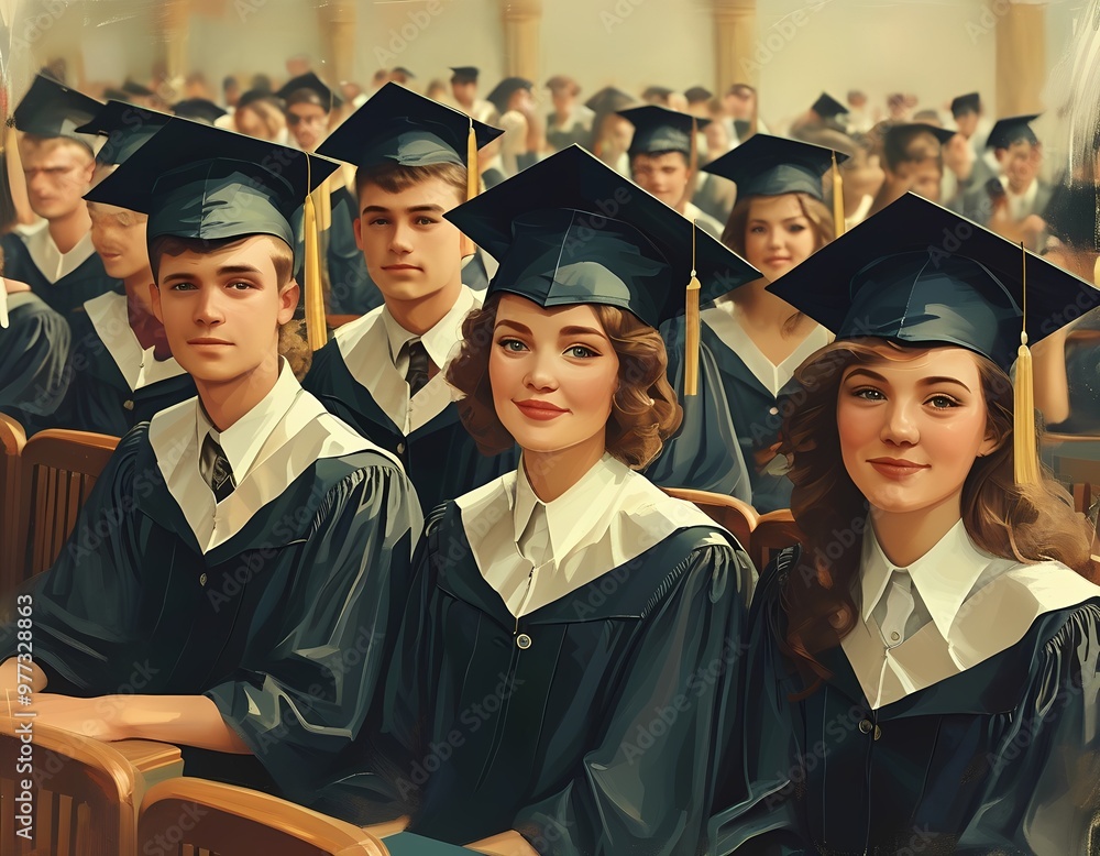 Obraz premium college graduate