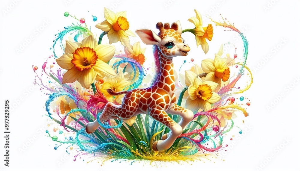 niedliche Giraffe niedliche Giraffe