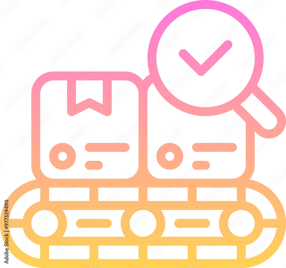 Fototapeta premium Quality control icon