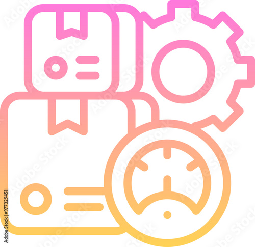 Production machine icon