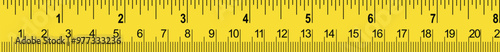 Measurement Tape, yellow retractable tape, Scales in inches and CM, measure Tailor's tape, Yellow Measurement tool