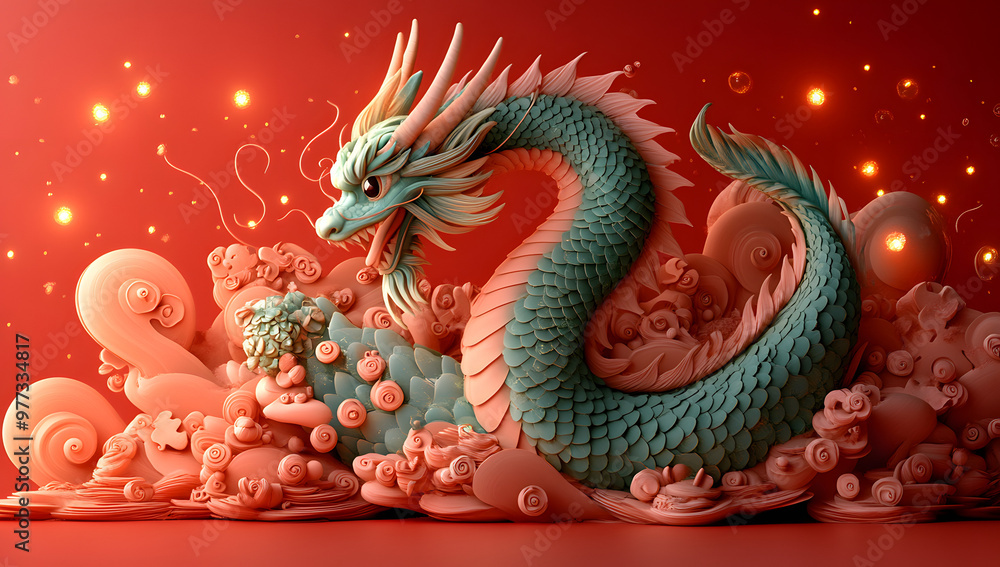 “3D Green Dragon Hovering Over the Number 2025 on a Red Background”
“3D Green Dragon Hovering Over the Number 2025 on a Red Background”
