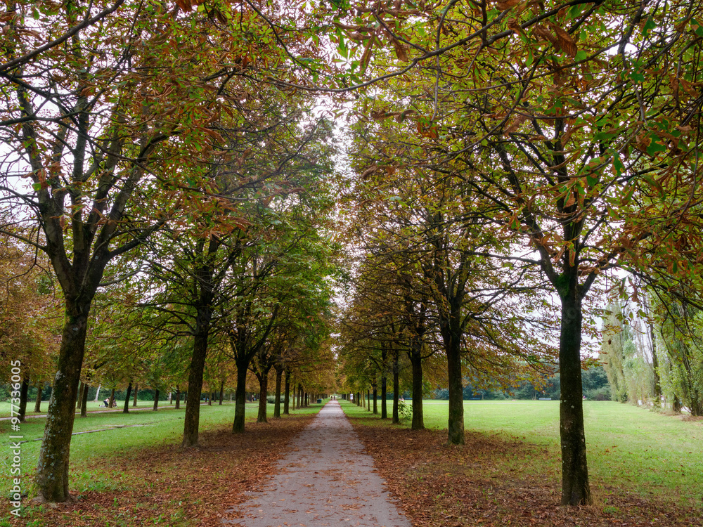 Naklejka premium Parco Nord, public park in Milan, Italy