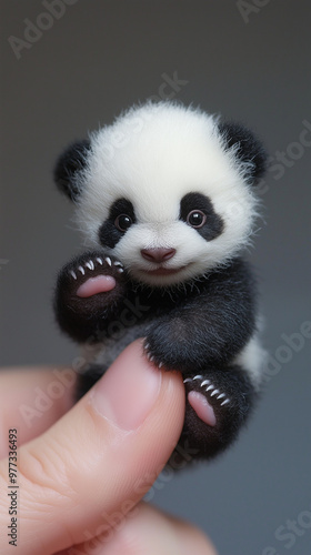 Pint-sized Panda: Nature's Tiniest Teddy photo