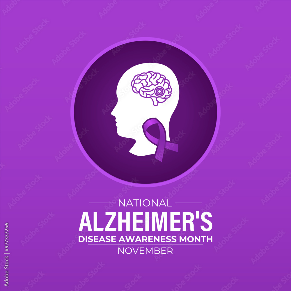 Alzheimer's disease awareness month is observed every year in november. November’s Focus: Raising Awareness for Alzheimer’s Disease”. Banner poster, flyer and background design template. Alzheimer's disease awareness month is observed every year in november. November’s Focus: Raising Awareness for Alzheimer’s Disease”. Banner poster, flyer and background design template.
