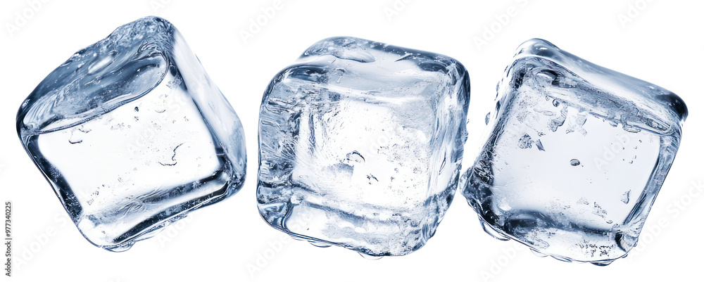 PNG Melting ice cubes isolated clear three. PNG Melting ice cubes isolated clear three.