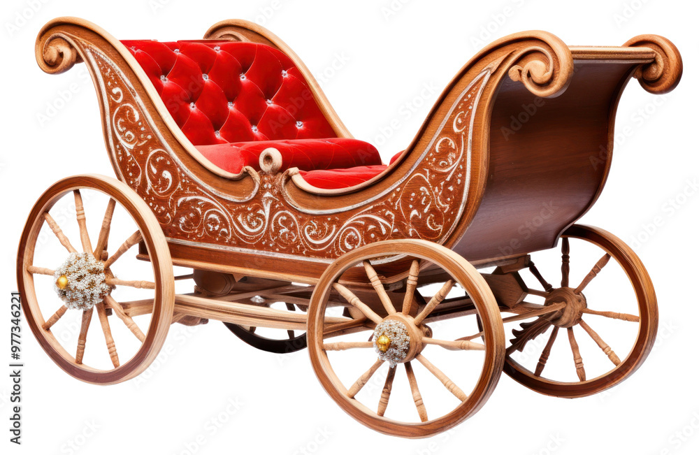 Christmas sleigh carriage vehicle wheel. Christmas sleigh carriage vehicle wheel.