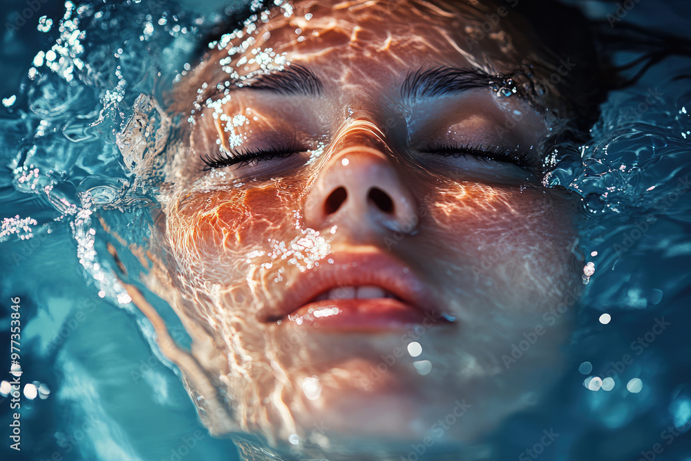 Artistic depiction of water ripples and bubbles, featuring a blurred section, capturing the essence of flowing water and creating a visually arresting abstract scene. Artistic depiction of water ripples and bubbles, featuring a blurred section, capturing the essence of flowing water and creating a visually arresting abstract scene.