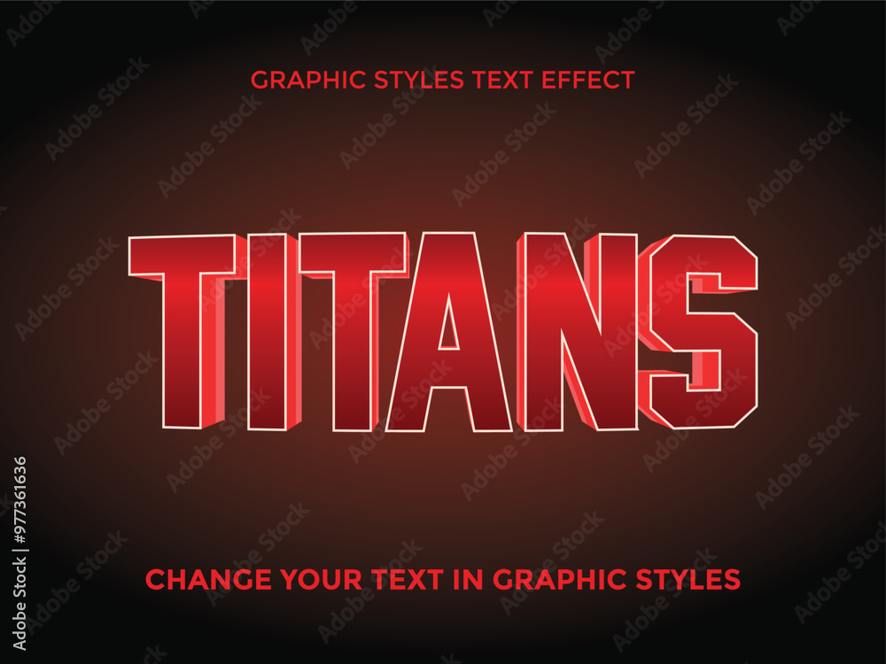 TITANS SUPERHERO LOGO TEXT EFFECT