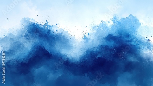 Abstract Blue Cloud