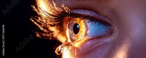 Close-up of a girl s face grimacing with pain, a single tear falling down her cheek, soft focus background, toothache emotions, pain depiction