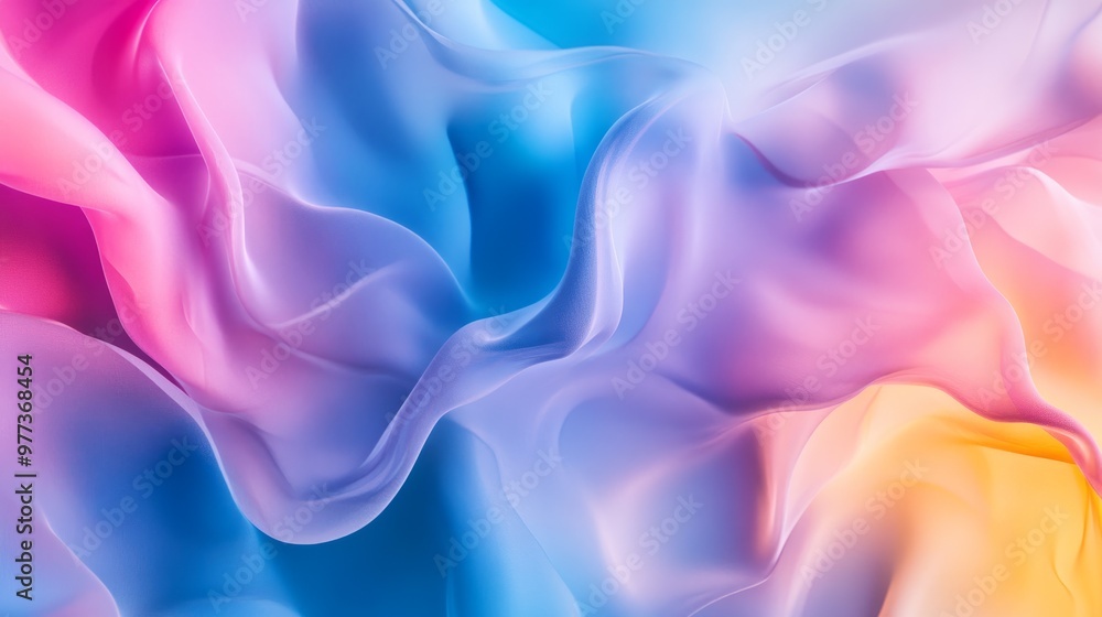 Fototapeta premium A bold background design featuring sharp, angular shapes in neon green, magenta, and electric blue, perfect for a high-energy, modern PowerPoint slide deck.