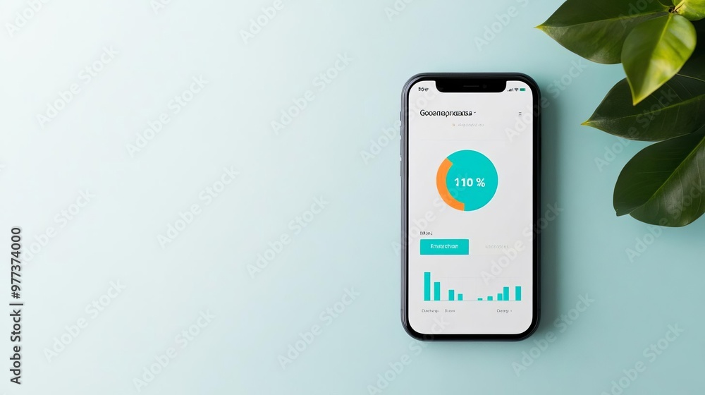 Personal finance app UI, elegant design, interactive budgeting, goal-setting features, and easy-to-read graphs Personal finance app UI, elegant design, interactive budgeting, goal-setting features, and easy-to-read graphs