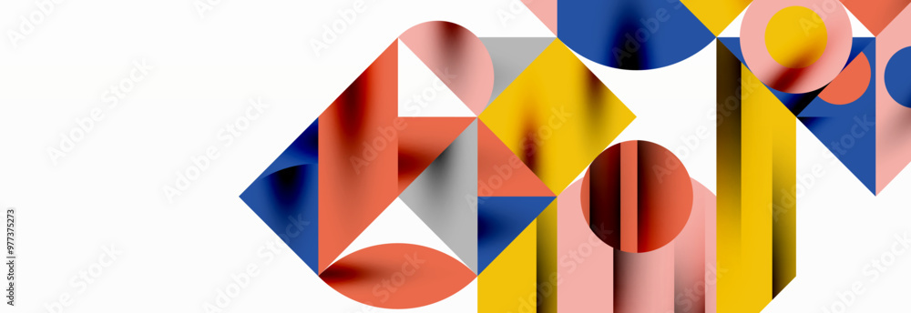 Trendy triangles lines, round elements and circles. Vector Illustration For Wallpaper, Banner, Background, Card, Book Illustration, landing page Trendy triangles lines, round elements and circles. Vector Illustration For Wallpaper, Banner, Background, Card, Book Illustration, landing page