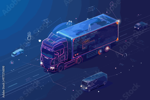 Advanced Fleet Management System for Logistic Trucks with Digital Application and Performance Monitoring