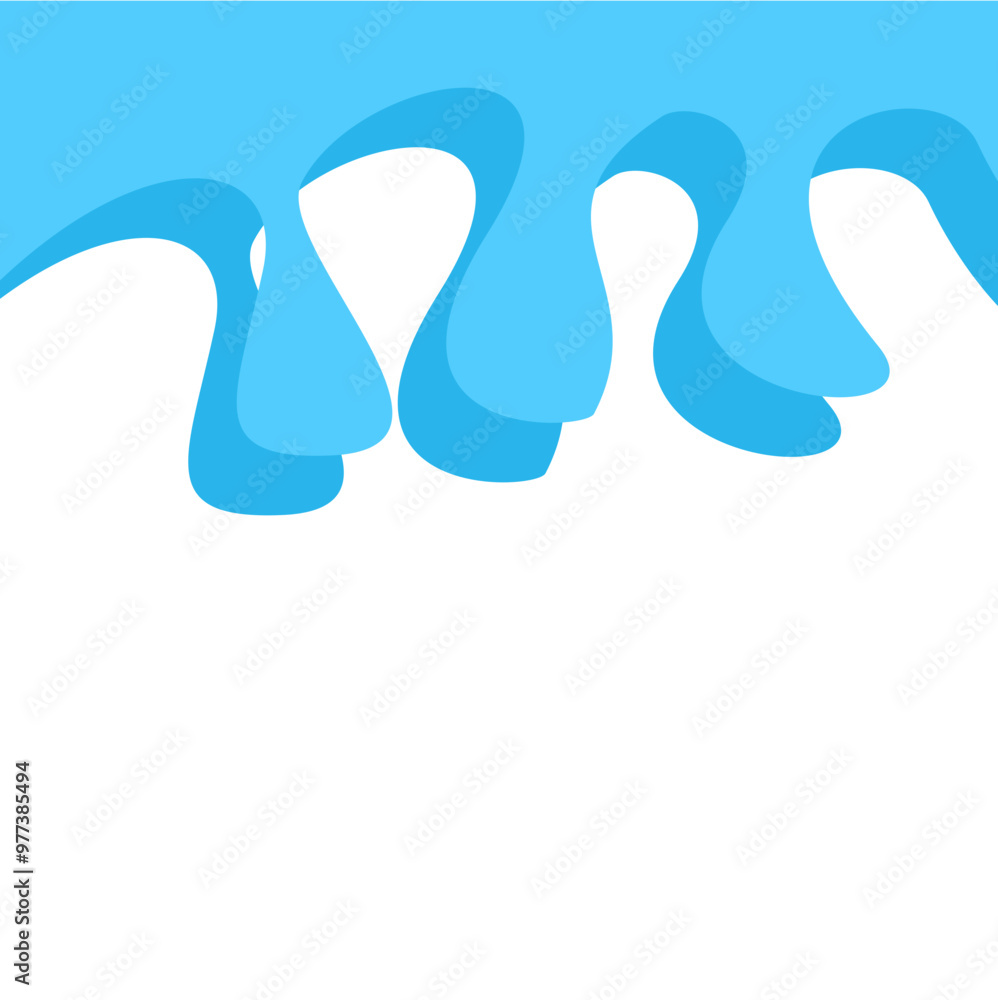 Dripping water isolated on transparent background. Blue paint. Dripping water isolated on transparent background. Blue paint.