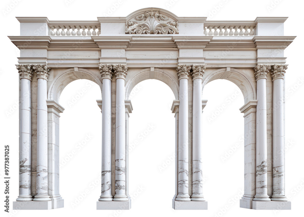 Obraz premium Elegant classical architectural archway