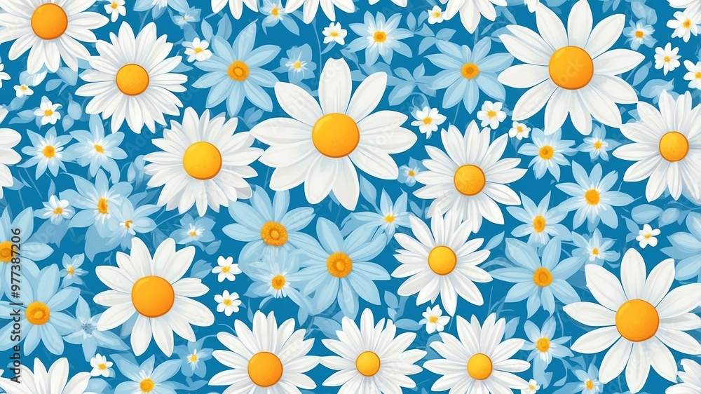 base xl pretty white theme flowers on light blue background, egg mosaic style base xl pretty white theme flowers on light blue background, egg mosaic style
